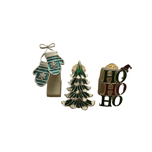 Bath & Body Works Wallflower Plug In LOT Christmas Tree Santa Hat Mittens Ho Ho - Picture 1 of 5